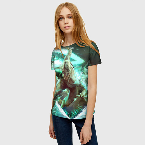 Женская футболка Цири / 3D-принт – фото 3