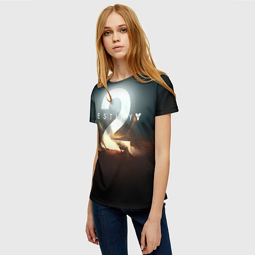 Женская футболка Destiny 2 / 3D-принт – фото 3
