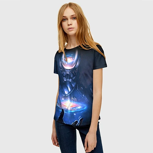 Женская футболка Mass Effect: Andromeda 3 / 3D-принт – фото 3