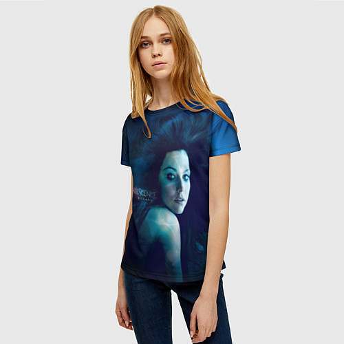 Женская футболка Evanescence / 3D-принт – фото 3