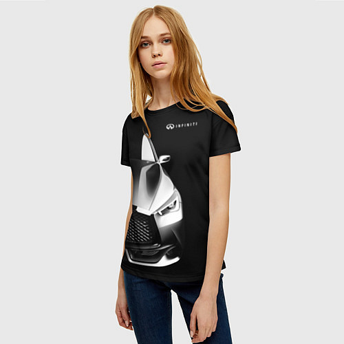 Женская футболка Infiniti Sport / 3D-принт – фото 3