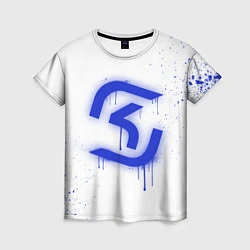 Футболка женская SK Gaming: White collection, цвет: 3D-принт