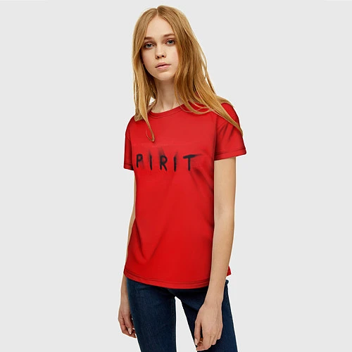 Женская футболка DM: Red Spirit / 3D-принт – фото 3