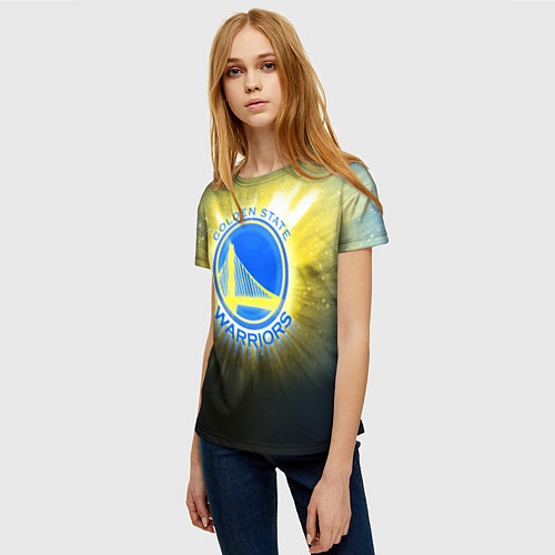 Женская футболка Golden State Warriors 4 / 3D-принт – фото 3