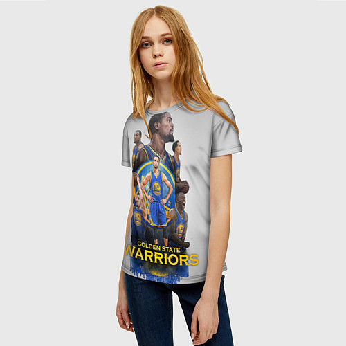 Женская футболка Golden State Warriors 9 / 3D-принт – фото 3