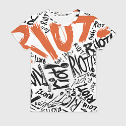 Футболка женская Paramore: Riot, цвет: 3D-принт