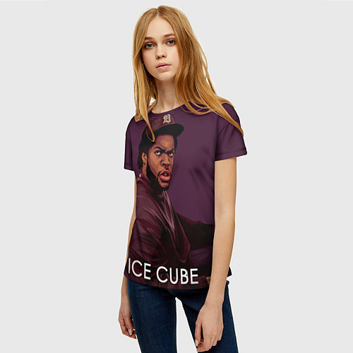 Женская футболка Ice Cube: LA / 3D-принт – фото 3