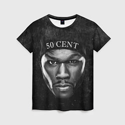 Футболка женская 50 cent: black style, цвет: 3D-принт