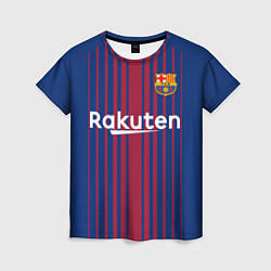 Футболка женская FCB Barcelona: Rakuten, цвет: 3D-принт
