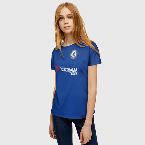 Женская футболка Chelsea FC: Form 2018 / 3D-принт – фото 3