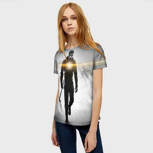 Женская футболка Гордон Фримен / 3D-принт – фото 3