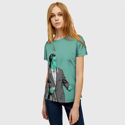 Женская футболка Недоумевающий Винсент / 3D-принт – фото 3