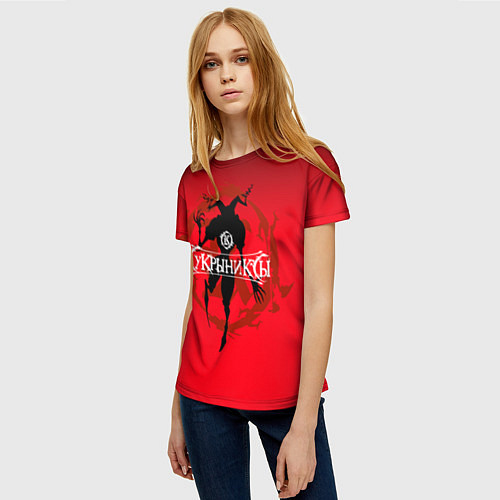 Женская футболка Кукрыниксы: Дьявол / 3D-принт – фото 3