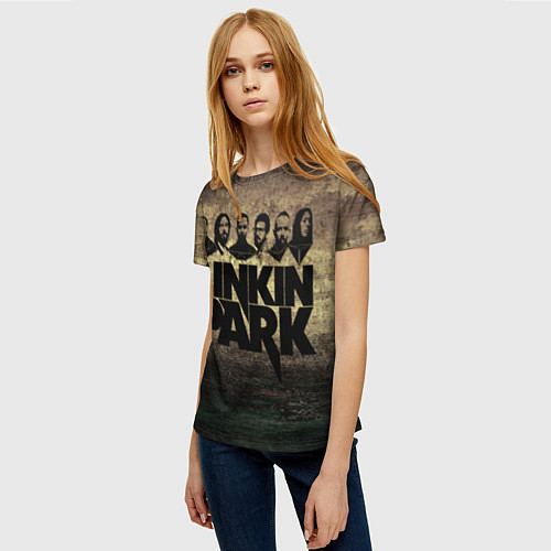 Женская футболка Linkin Park Band / 3D-принт – фото 3