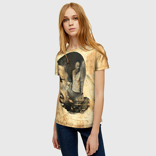 Женская футболка Prison Break: Scofield Art / 3D-принт – фото 3