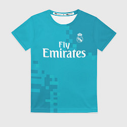 Футболка женская Real Madrid, цвет: 3D-принт