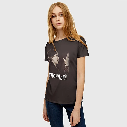 Женская футболка Гнойный / 3D-принт – фото 3