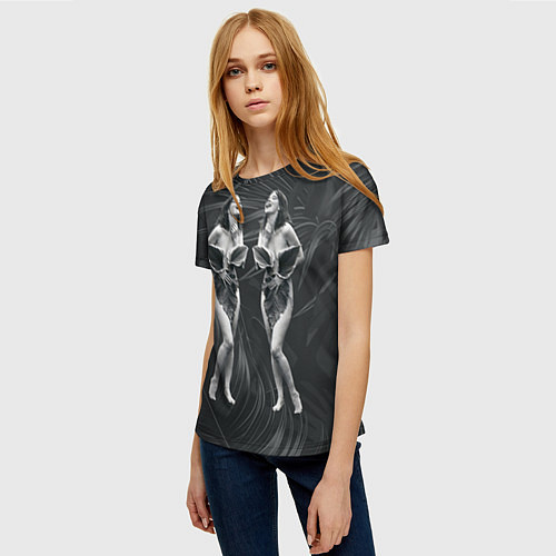 Женская футболка Bjork / 3D-принт – фото 3
