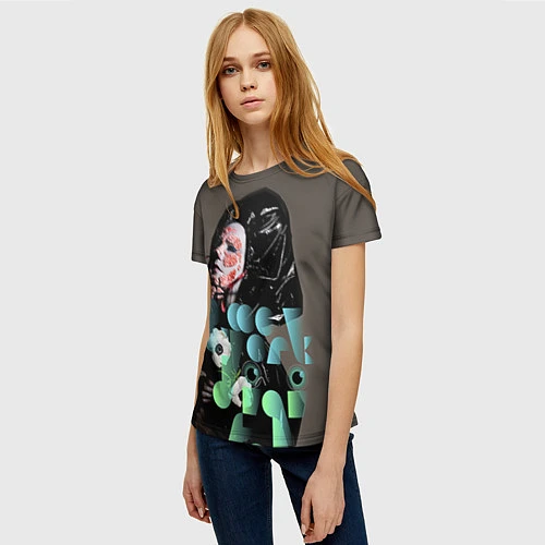 Женская футболка Bjork Art / 3D-принт – фото 3