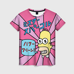 Футболка женская Japanesse Homer, цвет: 3D-принт