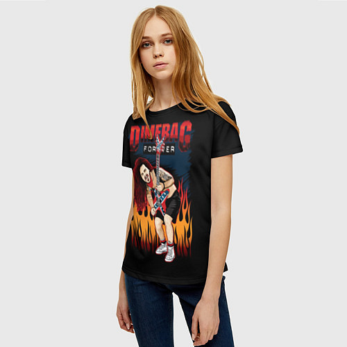 Женская футболка Pantera: Dimetag Forever / 3D-принт – фото 3
