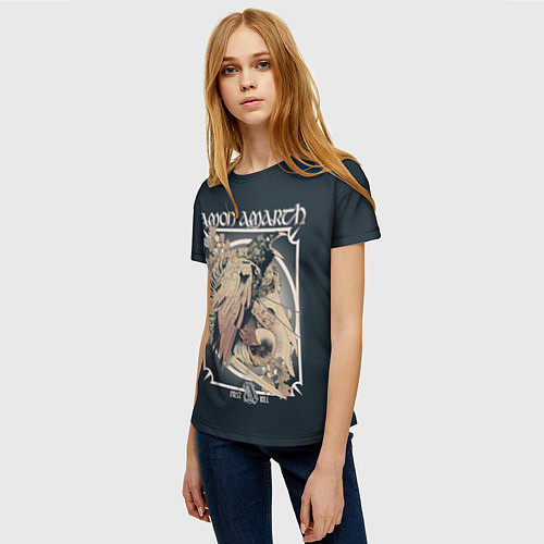 Женская футболка Amon Amarth: Raven / 3D-принт – фото 3