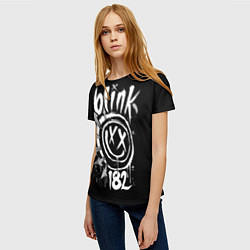 Футболка женская Blink-182, цвет: 3D-принт — фото 2