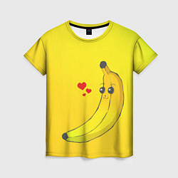 Футболка женская Just Banana (Yellow), цвет: 3D-принт