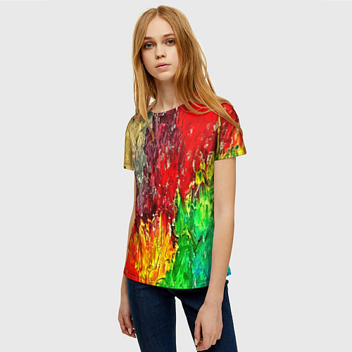 Женская футболка Mixcolor / 3D-принт – фото 3