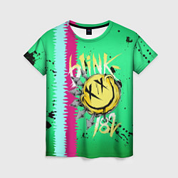 Футболка женская Blink 182, цвет: 3D-принт