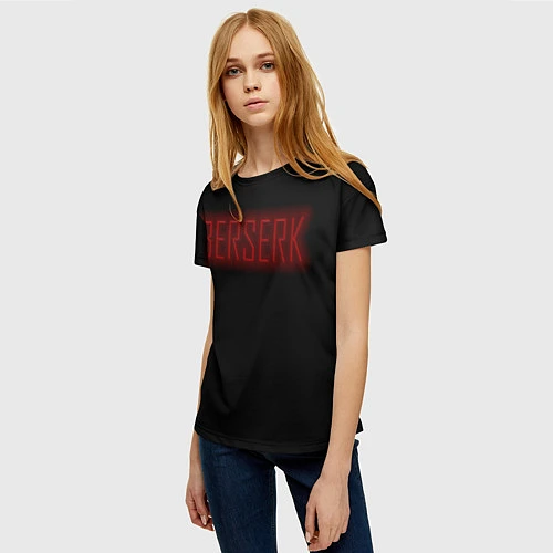 Женская футболка BERSERK / 3D-принт – фото 3