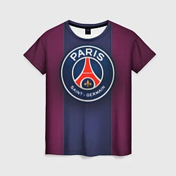 Футболка женская Paris Saint-Germain, цвет: 3D-принт