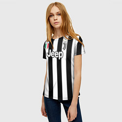 Футболка женская Juventus FC: Dybala Home 17/18, цвет: 3D-принт — фото 2