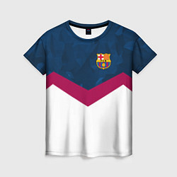 Футболка женская Barcelona FC: Sport, цвет: 3D-принт