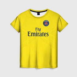 Футболка женская PSG FC: Neymar Away 17/18, цвет: 3D-принт