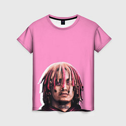 Футболка женская Lil Pump: Pink, цвет: 3D-принт