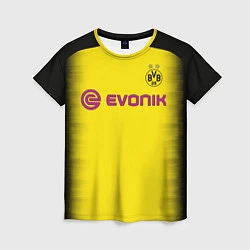 Футболка женская BVB FC: Aubameyang Away 17/18, цвет: 3D-принт