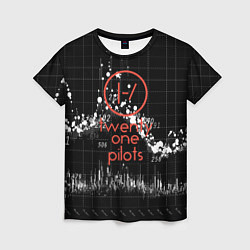 Футболка женская Twenty one pilots, цвет: 3D-принт