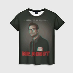 Футболка женская Mr Robot: Illusion, цвет: 3D-принт