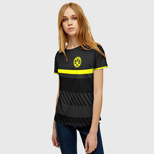 Женская футболка FC Borussia 2018 Original #3 / 3D-принт – фото 3