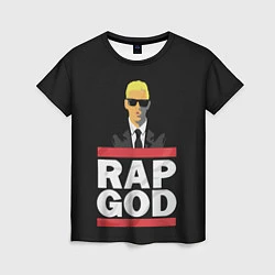 Футболка женская Rap God Eminem, цвет: 3D-принт