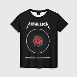 Футболка женская Metallica Vinyl, цвет: 3D-принт