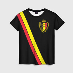 Футболка женская Сборная Бельгии, цвет: 3D-принт