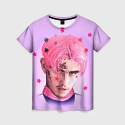Женская футболка Lil Peep: Pink Edition