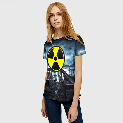 Женская футболка S.T.A.L.K.E.R: Radiation / 3D-принт – фото 3
