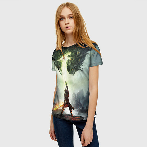 Женская футболка Dragon Age: Inquisition / 3D-принт – фото 3