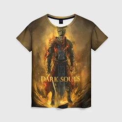 Футболка женская Dark Souls: Flame Knight, цвет: 3D-принт