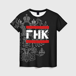 Футболка женская ГНК: герб РФ, цвет: 3D-принт