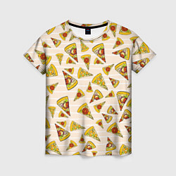 Футболка женская Pizza Love, цвет: 3D-принт
