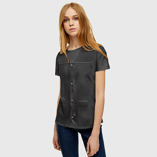 Женская футболка Униформа Дэрила / 3D-принт – фото 3